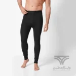 پک 2 تایی لگینگ مردانه ترمو (حرارتی) کش پهن جذب بیس لایر لیورجی Livergy آلمان مشکی