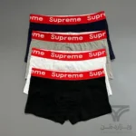 پک پرمیوم 4 تایی شورت مردانه ساپریم Supreme اورجینال باکسر بریف Premium