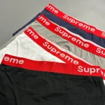 پک پرمیوم 4 تایی شورت مردانه ساپریم Supreme اورجینال باکسر بریف Premium