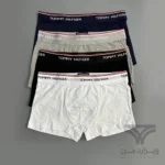 پک پرمیوم 4 تایی شورت مردانه تامی هیلفیگر Tommy Hilfiger اورجینال باکسر بریف Premium