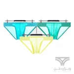 شورت مردانه اسلیپ اورجینال Adannu Men's Semi-Transparent Comfortable High-Stretch Quick-Dry Bikini برند آدانو بدن نما نیمه شفاف