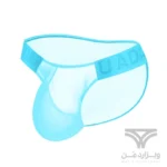شورت مردانه اسلیپ اورجینال Adannu Men's Semi-Transparent Comfortable High-Stretch Quick-Dry Bikini برند آدانو بدن نما نیمه شفاف