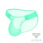 شورت مردانه اسلیپ اورجینال Adannu Men's Semi-Transparent Comfortable High-Stretch Quick-Dry Bikini برند آدانو بدن نما نیمه شفاف