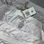پک 2 تایی لگینگ مردانه کش پهن جذب UP2FASHION آلمان فلای دار فاق جادار سفید طوسی Extra Tight