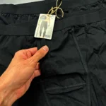پک 2 تایی لگینگ مردانه کش پهن جذب UP2FASHION آلمان فلای دار فاق جادار مشکی Extra Tight