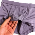 شورت مردانه نیم پا (ترانک) وارداتی جلو باز فلای دار بنفش