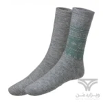 پک 2 تایی جوراب مردانه زمستانی داخل کرک ترمو لیورجی Livergy men's Thermal Socks اورجینال آلمان طوسی دارای استوک ژله ای