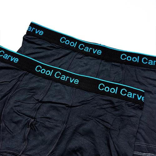 شورت مردانه باکسر بریف وارداتی کش پهن Cool Carve ذغالی