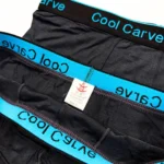 شورت مردانه باکسر بریف وارداتی کش پهن Cool Carve ذغالی