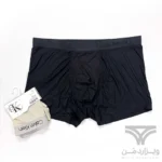 شورت مردانه ابریشم شیشه ای پادار کلوین کلاین Calvin Klein وارداتی آنتی باکتریال پاستیلی لوگو ژله ای برجسته