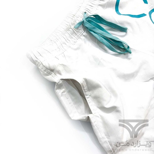 شلوارک سونایی و مایو مردانه اورجینال وارداتی برند Calvin Klein کلوین کلاین آستردار سفید