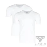 پک 2 تایی تیشرت مردانه اورجینال MEXX آلمان وارداتی یقه هفت سفید V-Neck