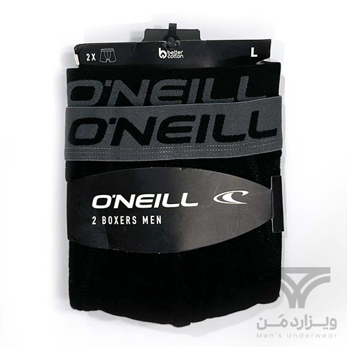 پک 2 تایی شورت مردانه پادار (باکسر-بریف) اورجینال O'Neill اروپا وارداتی مشکی