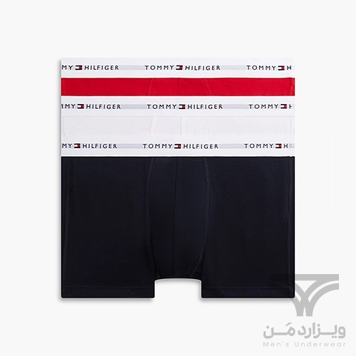 پک 3 تایی شورت مردانه اورجینال تامی هیلفیگر Tommy Hilfiger وارداتی باکسر بریف