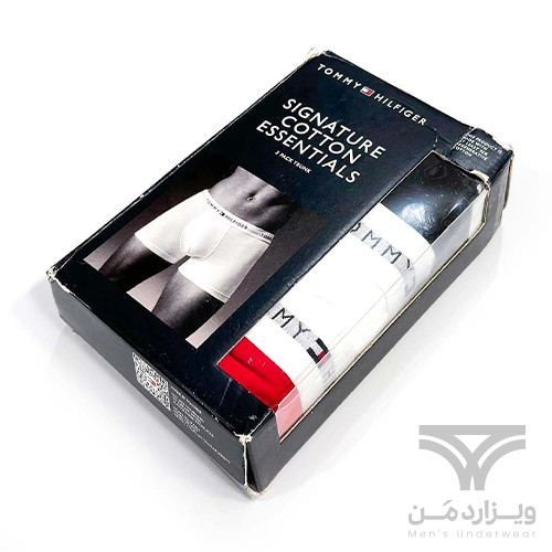پک 3 تایی شورت مردانه اورجینال تامی هیلفیگر Tommy Hilfiger وارداتی باکسر بریف
