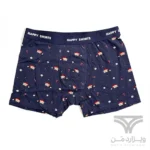 پک 2 تایی شورت مردانه پادار اورجینال هپی شورتس Happy Shorts آلمان وارداتی خرس کریسمس