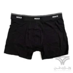 پک 2 تایی شورت مردانه پادار اورجینال MEXX آلمان وارداتی مشکی پترن دار