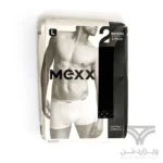 پک 2 تایی شورت مردانه پادار اورجینال MEXX آلمان وارداتی مشکی پترن دار