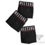 پک 3 تایی شورت مردانه پادار (باکسر بریف) اورجینال Mustang آلمان وارداتی مشکی