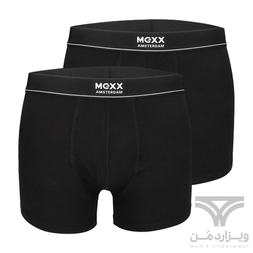 پک 2 تایی شورت مردانه پادار اورجینال MEXX آلمان وارداتی مشکی