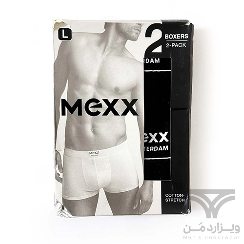 پک 2 تایی شورت مردانه پادار اورجینال MEXX آلمان وارداتی مشکی