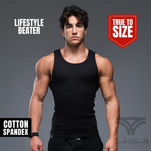 رکابی تنک تاپ Tank Top کبریتی مردانه اورجینال برند Ekkovision آمریکا فول کش وارداتی گرم بالا