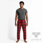 پیژامه (شلوار راحتی) مردانه اورجینال وارداتی ال سی وایکیکی LC Waikiki چهارخونه قرمز