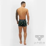 پک 2 تایی شورت مردانه پادار اورجینال هپی شورتس Happy Shorts آلمان وارداتی طرح آبنبات عصایی (Candy Cane) کریسمس