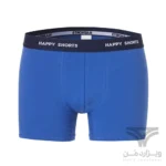 پک 2 تایی شورت مردانه پادار اورجینال هپی شورتس Happy Shorts آلمان وارداتی طرح گوزن کریسمس