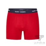پک 2 تایی شورت مردانه پادار اورجینال هپی شورتس Happy Shorts آلمان وارداتی طرح آدمک نان‌زنجبیلی (Gingerbread Man) کریسمس