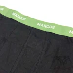شورت مردانه پادار (باکسر بریف) اورجینال وارداتی برند Marcus مشکی کش سبز
