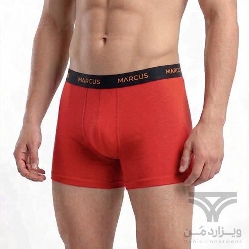 شورت مردانه پادار (باکسر بریف) اورجینال وارداتی برند Marcus نارنجی