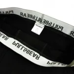 شورت مردانه باکسر بریف (پادار) اورجینال وارداتی پول اند بیر Pull&Bear مشکی کش سبز black boxers with a logo waistband