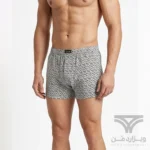 شورت مردانه پادار کوتاه کلاسیک (باکسر) وارداتی Mudiwang پترن دار کش لیفه ای