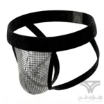 شورت مردانه فانتزی جاک استرپ Jockstrap اورجینال وارداتی برند Tommy dooyao بکلس دیسکویی سیلور