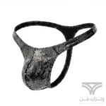 شورت مردانه فانتزی لامبادا Bikini اورجینال وارداتی برند Tommy dooyao بکلس دیسکویی سیلور