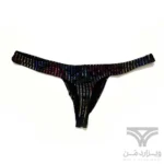 شورت مردانه فانتزی لامبادا Bikini اورجینال وارداتی برند Tommy dooyao بکلس دیسکویی رنگین کمانی