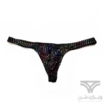 شورت مردانه فانتزی لامبادا Bikini اورجینال وارداتی برند Tommy dooyao بکلس دیسکویی رنگین کمانی