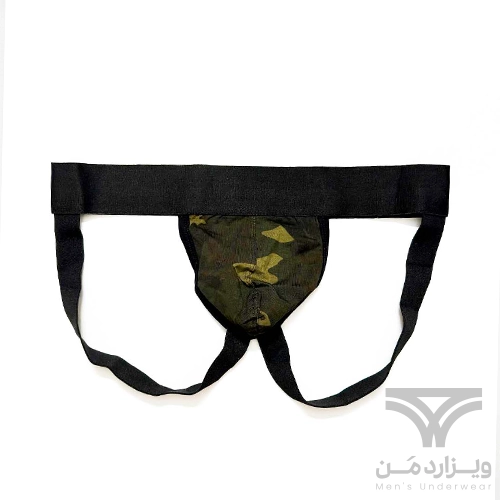 شورت مردانه فانتزی جاک استرپ Jockstrap اورجینال وارداتی برند Tommy dooyao بکلس چریکی