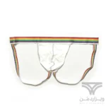 شورت مردانه فانتزی جاک استرپ Jockstrap اورجینال وارداتی برند Tommy dooyao بکلس رنگین کمانی