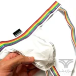 شورت مردانه فانتزی جاک استرپ Jockstrap اورجینال وارداتی برند Tommy dooyao بکلس رنگین کمانی