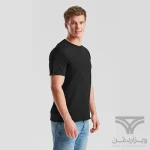 پک 2 تایی تیشرت مردانه اورجینال وارداتی Fruit of the Loom یقه گرد مشکی Crew Neck
