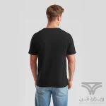 پک 2 تایی تیشرت مردانه اورجینال وارداتی Fruit of the Loom یقه گرد مشکی Crew Neck
