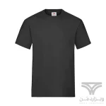 پک 2 تایی تیشرت مردانه اورجینال وارداتی Fruit of the Loom یقه گرد مشکی Crew Neck