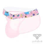 شورت مردانه اسلیپ اورجینال عروسکی بغل باز تمام شیشه ای Pump Men's Modal Bikini Briefs Dual Waistband V-Suspension Transparent Ultra-thin برند پامپ