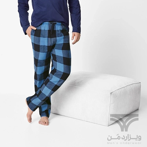 Code0807-1 پیژامه (شلوار راحتی) مردانه اورجینال وارداتی اسمارا Esmara Men آلمان چهارخونه درشت