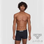 پک 4 تایی شورت مردانه باکسر بریف میکروفایبر اورجینال وارداتی برند لیوایز Levi's آمریکا کش 4 سانتی رنگبندی رندوم