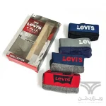 پک 4 تایی شورت مردانه باکسر بریف میکروفایبر اورجینال وارداتی برند لیوایز Levi's آمریکا کش 4 سانتی رنگبندی رندوم