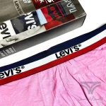 پک 4 تایی شورت مردانه باکسر بریف میکروفایبر اورجینال وارداتی برند لیوایز Levi's آمریکا کش 4 سانتی رنگبندی رندوم