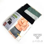 پک 3 تایی شورت مردانه پادار اورجینال لیورجی Livergy آلمان وارداتی مشکی طوسی سبز